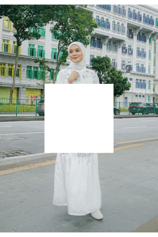 Mazaya Dress White